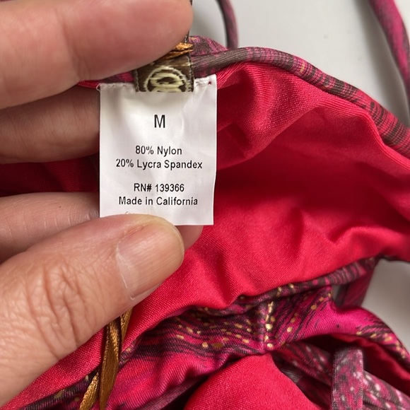 Bellissima Swimwear Monte Carlo One Piece Pink Obsession Print Size Medium New - Picture 6 of 7